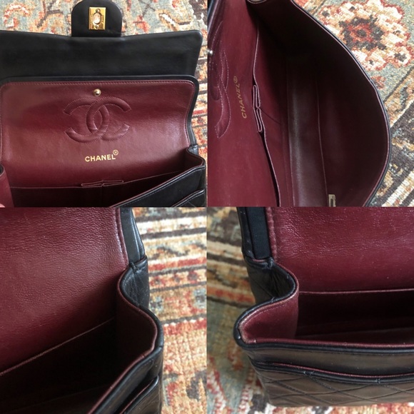 SOLD***Chanel Vintage Classic Medium Double Flap Bag - Picture 13 of 14